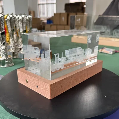 Transport Vehicle Crystal Engraving3