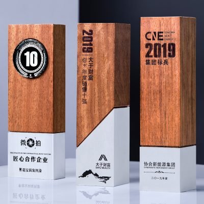 Wood crystal Group Trophy 02