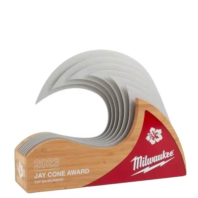 Wooden Acrylic Trophy Award1