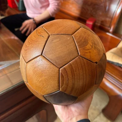 Wooden Football Trophy1