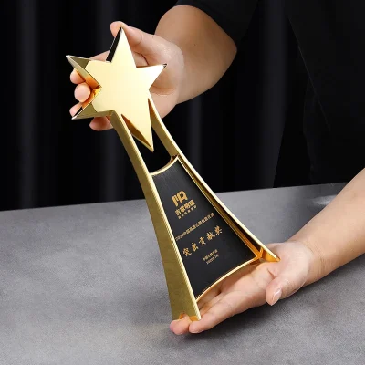 Zinc alloy star trophy3