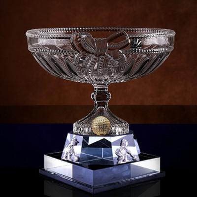 crystal golf trophy​ custom12