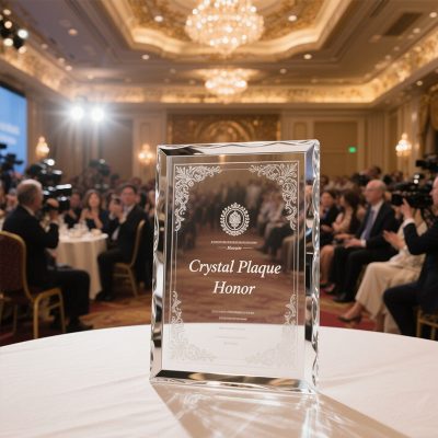 crystal plaque engraving