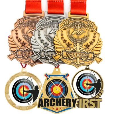 custom archery medal​ 3-2
