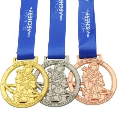 custom design archery medals​ 5-2