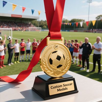 custom soccer medals