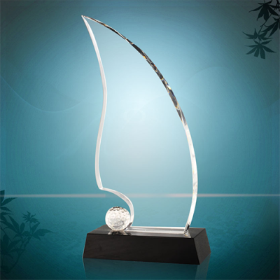 glass golf trophies​ bespoke124