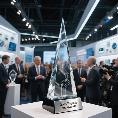 glass trophies and awards