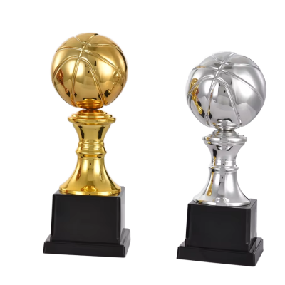 gold basketball trophy 9-1