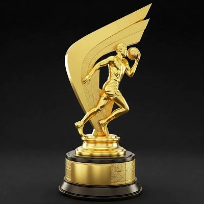 golden soccer trophy​ Suppliers-06