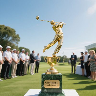 golf trophies and awards