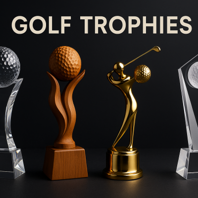 golf trophies