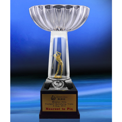 high end golf trophies​ custom44