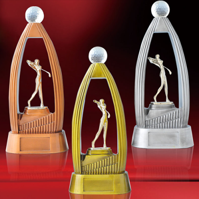 ladies golf trophies​ custom10