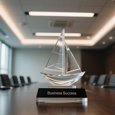 lucite trophy