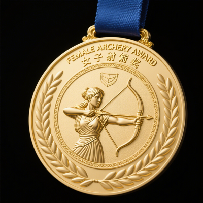 metal archery medal4