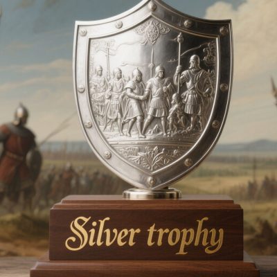 silver trophy