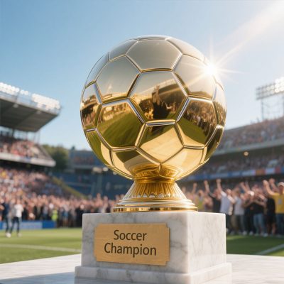 soccer ball trophy