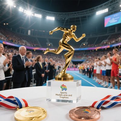 sports medals and trophies