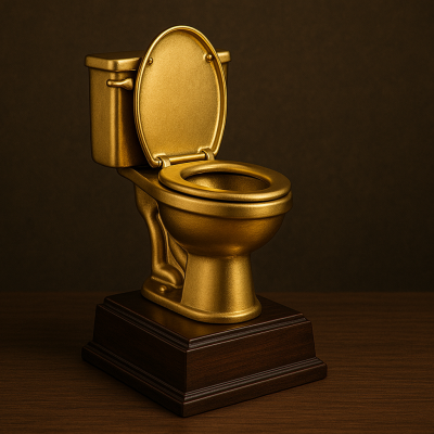 toilet trophy