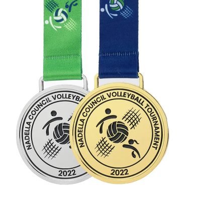 volleyball medals​ 1-1